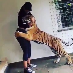 tiger and girl