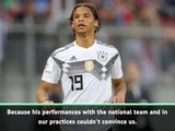 Low stands by Germany snub for Sane at the World Cup