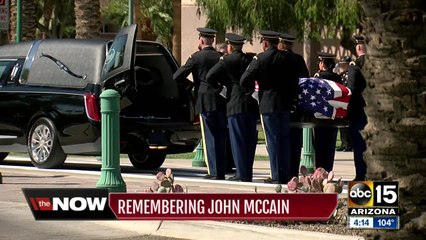 Arizonans honor the life of Senator McCain Wednesday