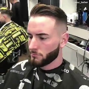 I could watch these guys getting groomed all day! Credit: instagram.com/nour_barber/
