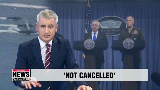 Mattis again hints at resumption of joint military exercises with South Korea