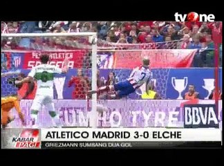 Jamu Elche, Atletico Madrid Menang Telak 3-0
