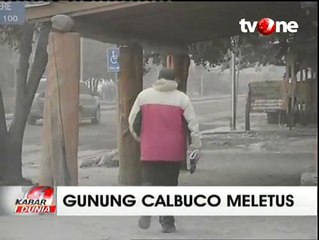 Gunung Berapi Cabulco di Argentina Meletus