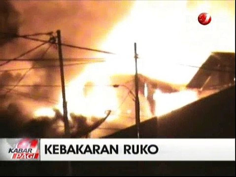 Enam Unit Ruko Habis Terbakar di Papua