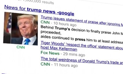 Trump Tuduh Google Curangi Hasil Pencarian Soal Dirinya