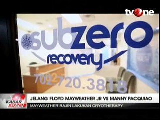 Jelang Pertarungan, Mayweather Jalani Terapi Es