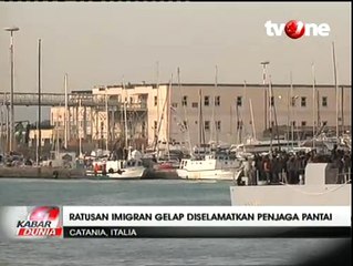 Penjaga Pantai Italia Selamatkan Imigran Gelap Asal Libya