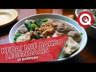 Kedai Mie Bakso Legendaris di Bandung