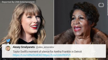 Taylor Swift Has Moment Of Silence For Aretha Franklin