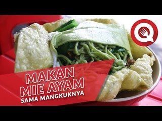 Makan Mie Ayam sama Mangkuknya
