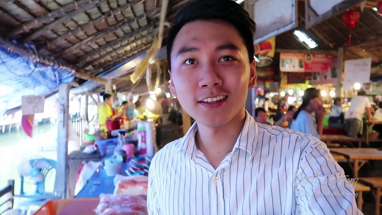 Ăn no nê ở Chợ Nổi Thái Lan | du lịch Thái Lan