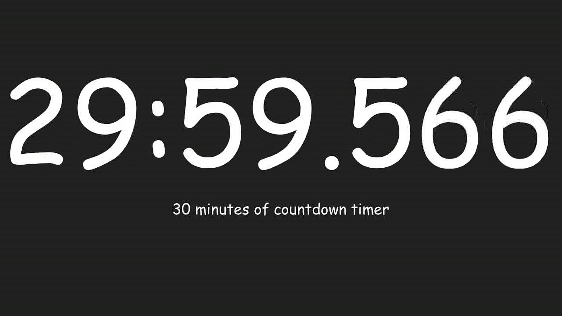30 minutes of countdown timer - video Dailymotion