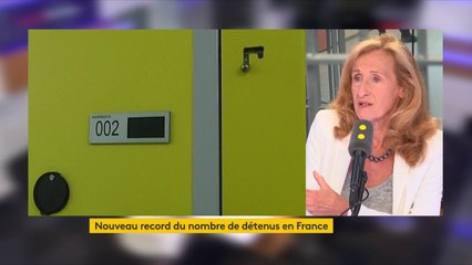 Suicides en prison "Je ne sais pas si c'est exclusivement lié à la surpopulation carcérale. Paradoxalement, Fleury Mérogis n'est pas la prison la plus surpeuplée, notamment de la région parisienne" répond la ministre de la Justice