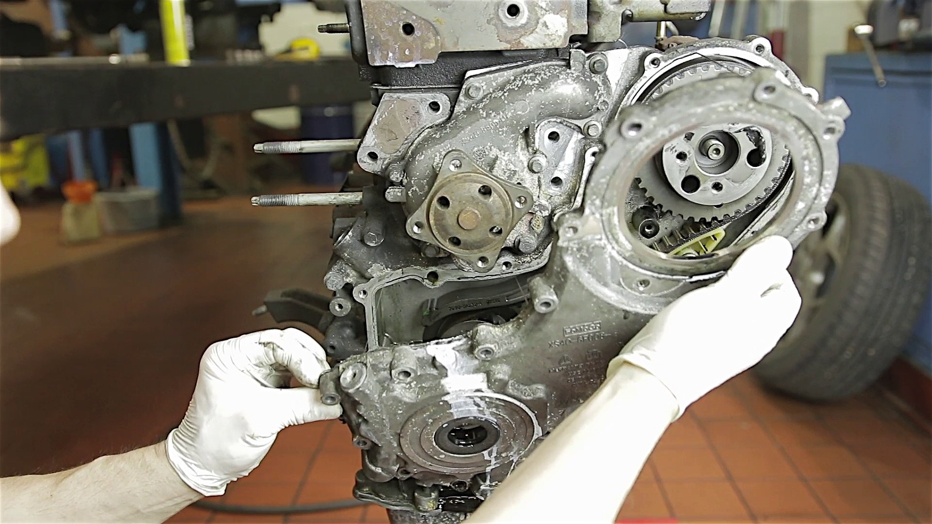 ford mondeo1.8tdci wet timing belt replacement - video Dailymotion