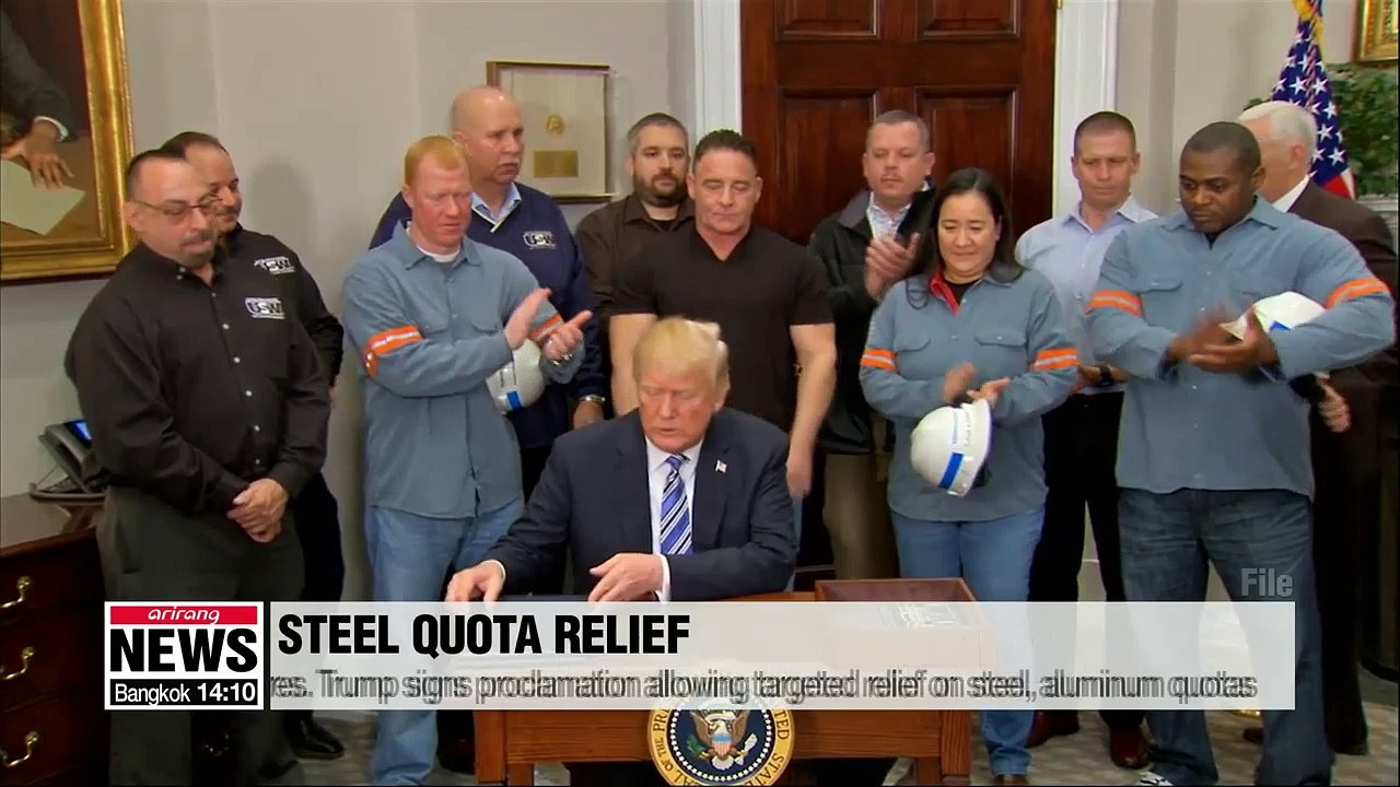 President Trump signs proclamation allowing targeted relief on steel