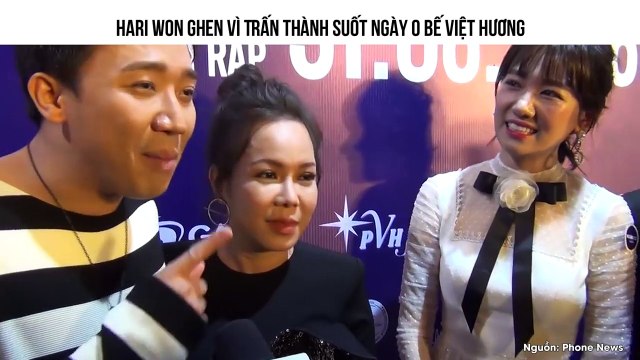 Hari Won ghen vì Trấn Thành suốt ngày o bế Việt Hương