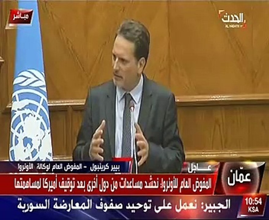 المفوض العام لوكالة الأونروا يكشف عن عدد الفلسطينيين المسجلين بالمنظمة