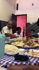 Nonvege special - just get into the food - who needs knives and forks!