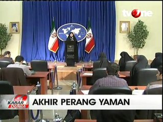 Iran Sambut Baik Keputusan Saudi Hentikan Serangan ke Yaman