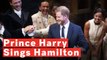 Prince Harry Joins Hamilton Cast Onstage As Meghan Markle Watches