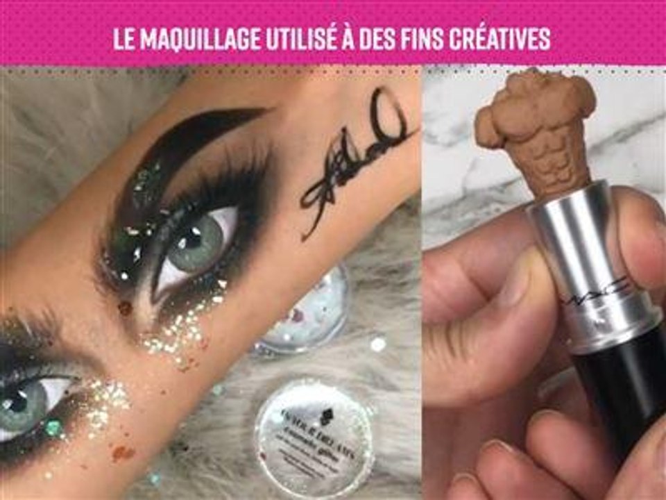 Peindre avec du maquillage