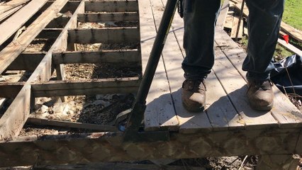 Deck Demo Monster V Model-deck wrecker and deck board removal tool