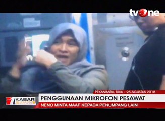 Neno Warisman Pakai Mikrofon Pesawat, Pilot Kena Sanksi