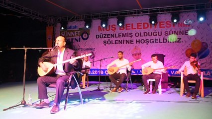 Muş Belediyesi’nin sünnet şöleni renkli görüntülere sahne oldu