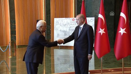 Cumhurbaşkanı Erdoğan 30 Ağustos Zafer Bayramı tebriklerini kabul etti (4) - ANKARA