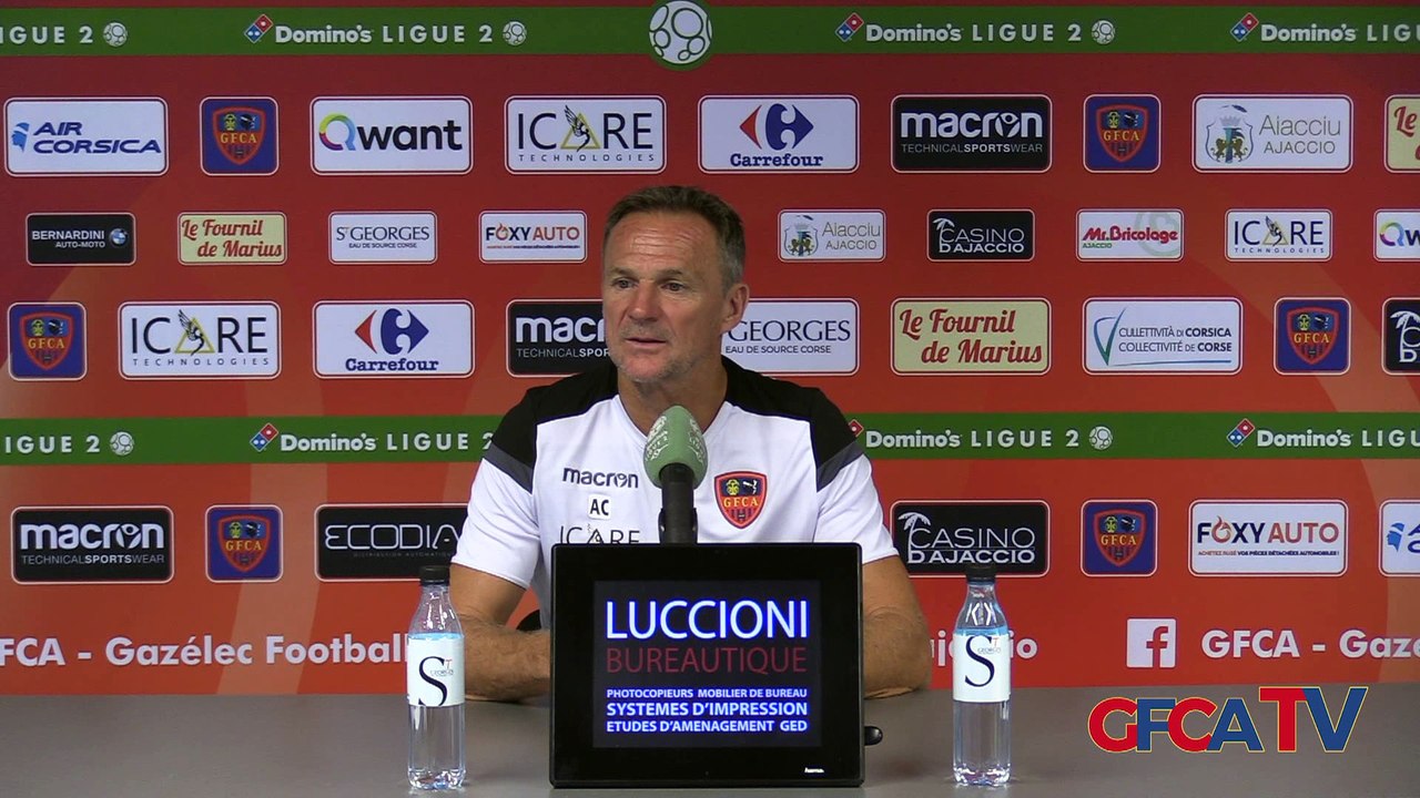 Gazélec Ajaccio / Red Star : l'avant-match avec le coach ajaccien Albert Cartier !