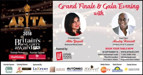ARTA Grand Finale 2018 | Britain's Best Curry Awards