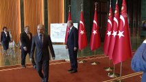 Cumhurbaşkanı Erdoğan, 30 Ağustos Zafer Bayramı tebriklerini kabul etti (1) - ANKARA