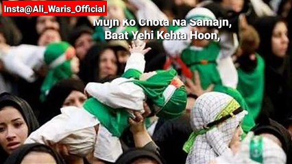 Naam Asgar Hai Mera  WhatsApp status by Ali Waris Official