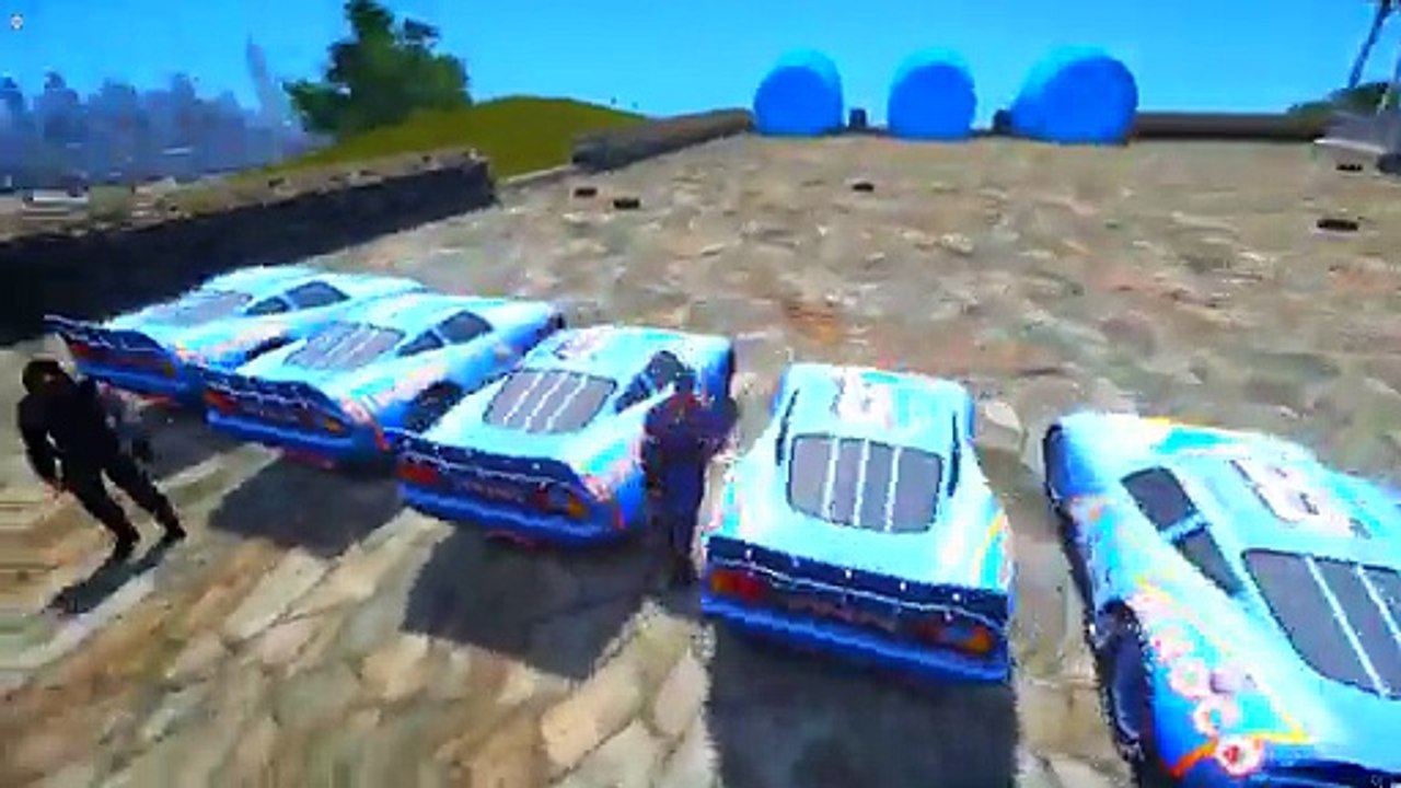 Captain America and Winter Soldier having fun with custom Disney Dinoco Lightning McQueen cars , Tv hd 2019 cinema comedy action