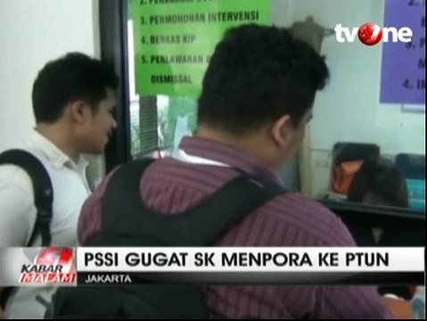 PSSI Resmi Gugat Keputusan Menpora ke PTUN
