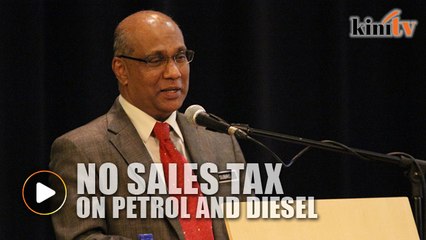 No sales tax on petrol and diesel