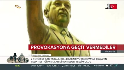 Provokasyona geçit vermediler