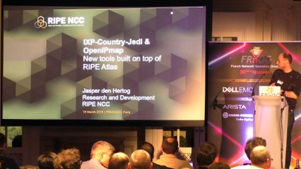 FRNOG 30 - Jasper den Hertog (RIPE NCC) : RIPE Measurement Tools