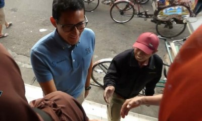 Sandiaga: Pelukan Jokowi-Prabowo Spesial