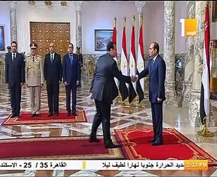 نواب المحافظين يؤدون اليمين الدستورية أمام الرئيس السيسى