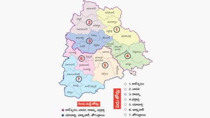 తెలంగాణ కొత్త జోన్లకు కేంద్రం ఆమోదం....!