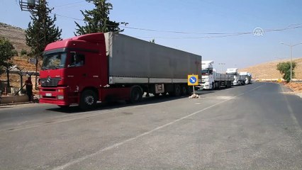 Cilvegözü'nde 5 kilometrelik tır kuyruğu oluştu - HATAY