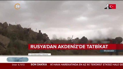 Rusya'dan Akdeniz'de tatbikat