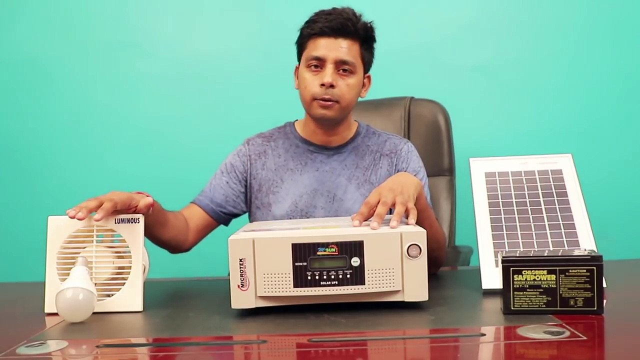 Loom Solar.com video on on grid, off grid solar system for home in India - 2018