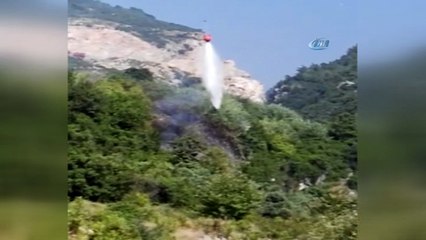 Amanos Dağları'nda orman yangını çıktı