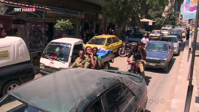 Afrin'de teröristlere ait bomba yüklü kamyonet ele geçirildi