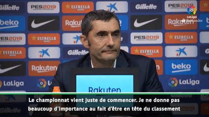3e j. - Valverde : "Premiers ? Le championnat vient juste de commencer"