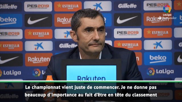 3e j. - Valverde : Premiers ? Le championnat vient juste de commencer