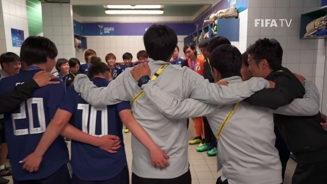 #DareToShine Japan U-20s Women's Dressing Room Celebrations (EXCLUSIVE) - FIFA TV CUP