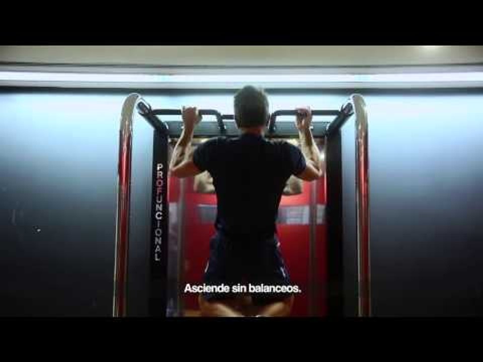 Dominadas con agarre mixto